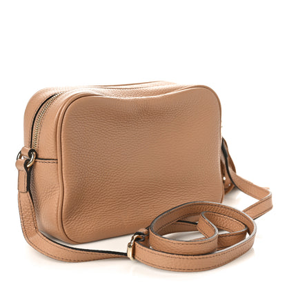 Gucci Pebbled Calfskin Small Soho Disco Bag Camelia 3 of 15