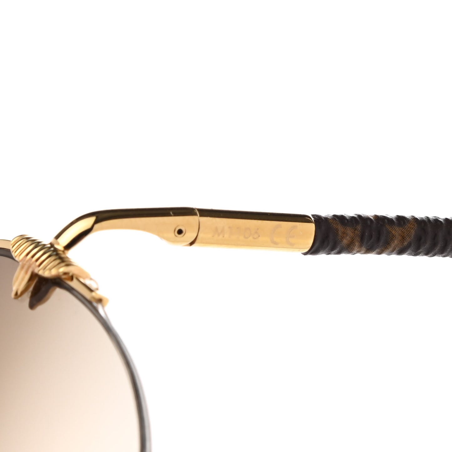 Monogram Petite Viola Pilote Aviator Sunglasses Z0571U Brown