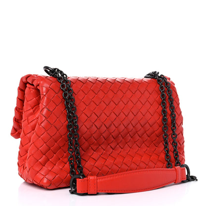 Bottega Veneta Nappa Intrecciato Baby Olimpia Shoulder Bag Vesuvio 3 of 15