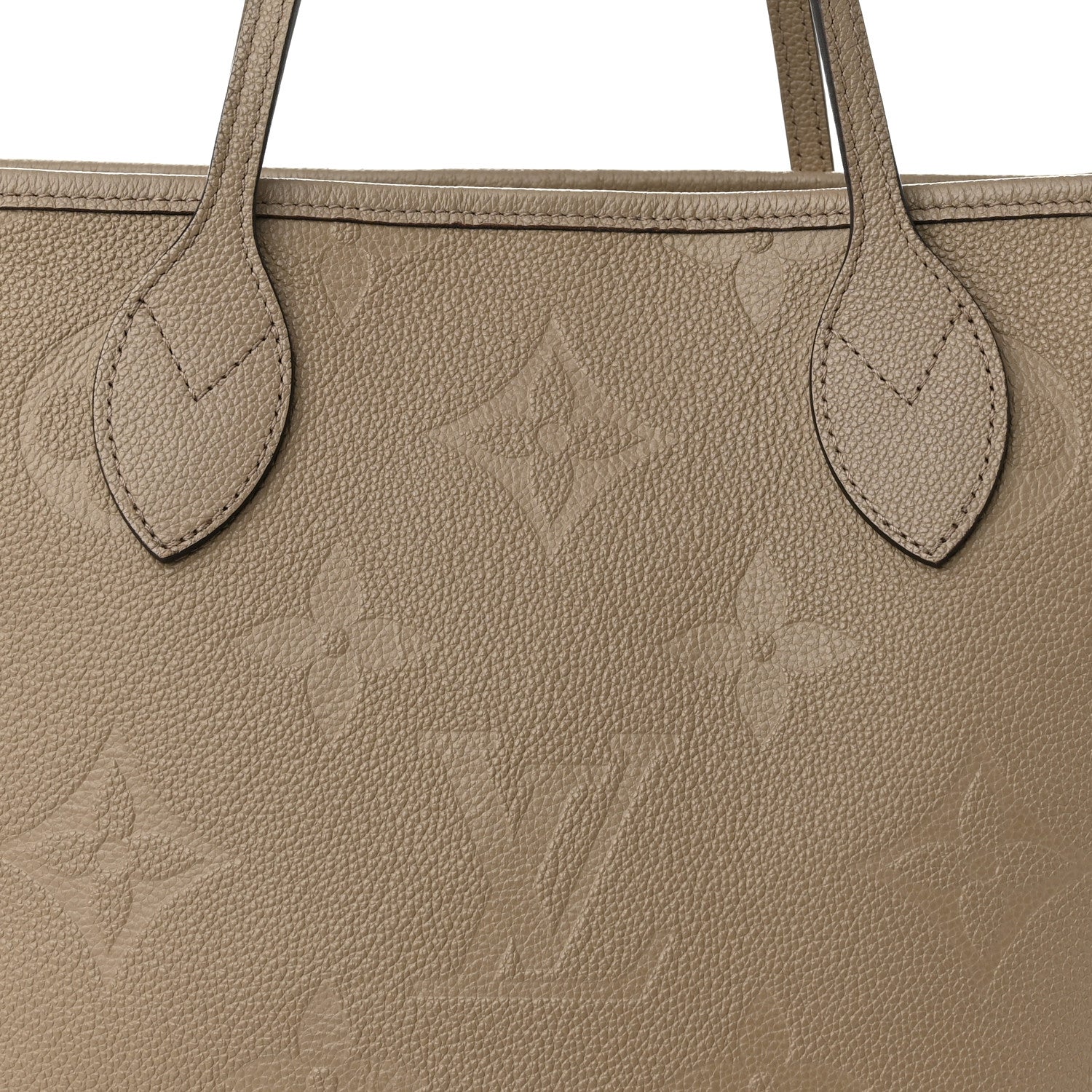 Louis Vuitton Empreinte Monogram Giant Neverfull MM Tourterelle 7 of 10