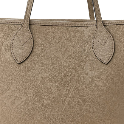 Louis Vuitton Empreinte Monogram Giant Neverfull MM Tourterelle 7 of 10