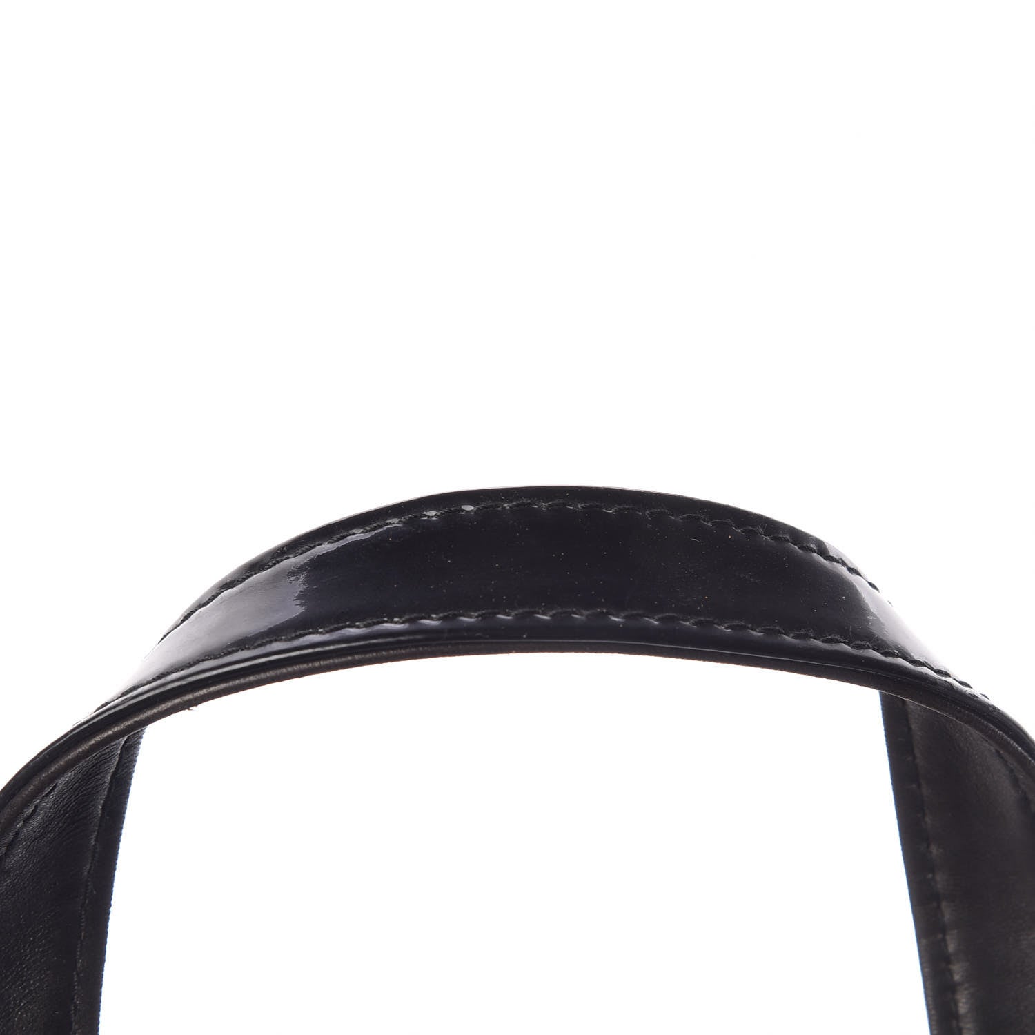 Chanel Patent Diamond Stitched Top Handle Bag Black 19 of 19