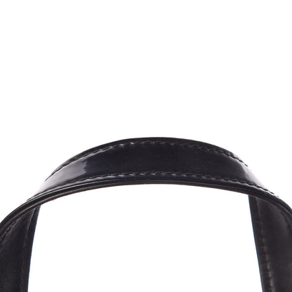 Chanel Patent Diamond Stitched Top Handle Bag Black 19 of 19