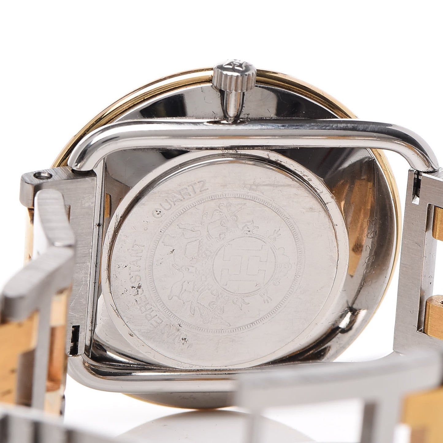 Stainless Steel 33mm Arceau Clipper Quartz Watch Gold