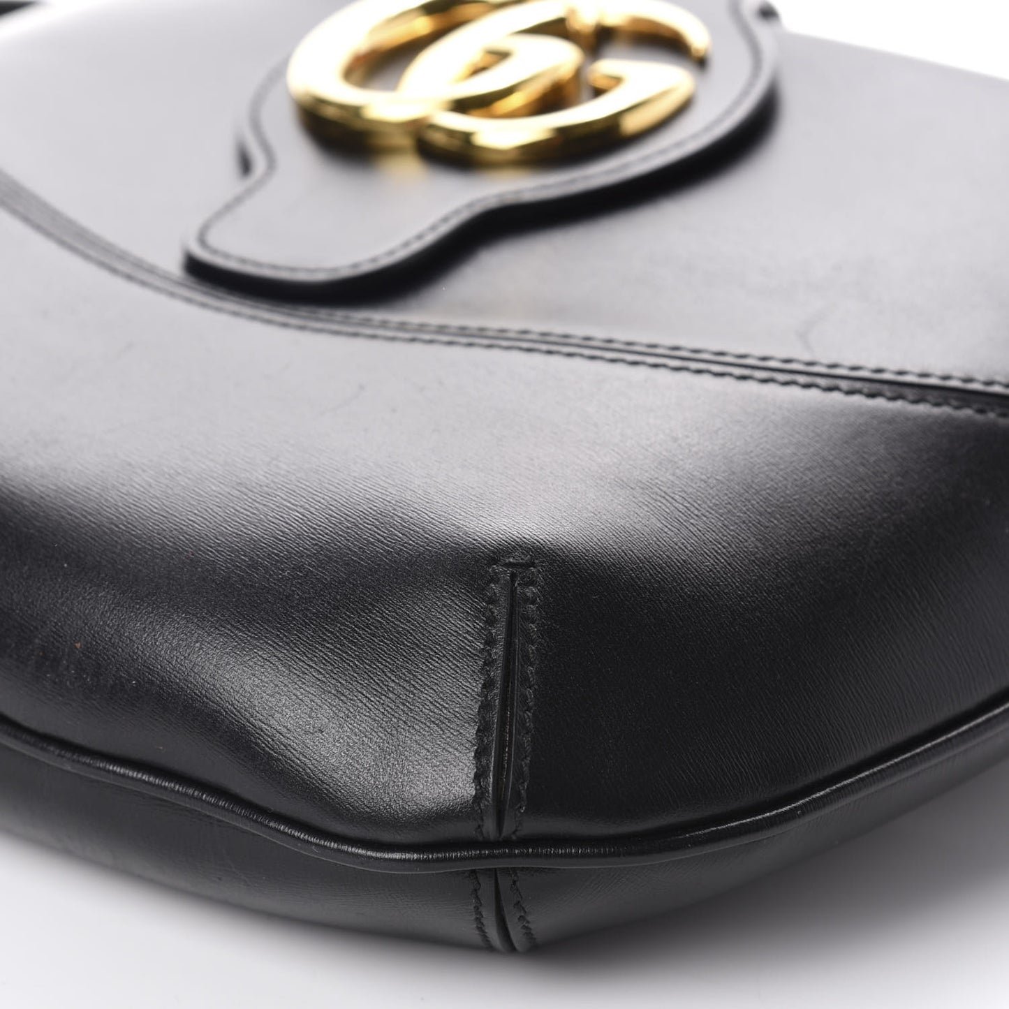 Calfskin Medium Arli Shoulder Bag Black