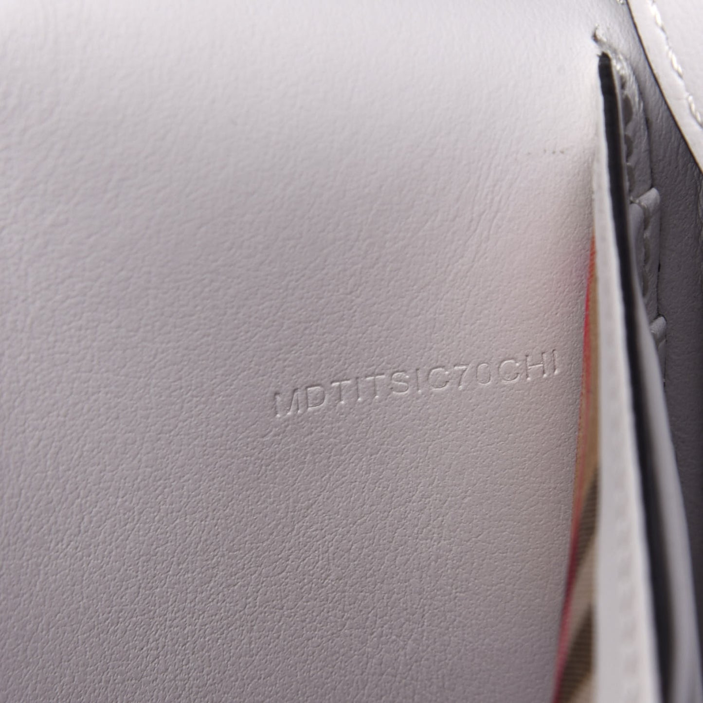 Calfskin Perforated Hampshire Crossbody Chalk White