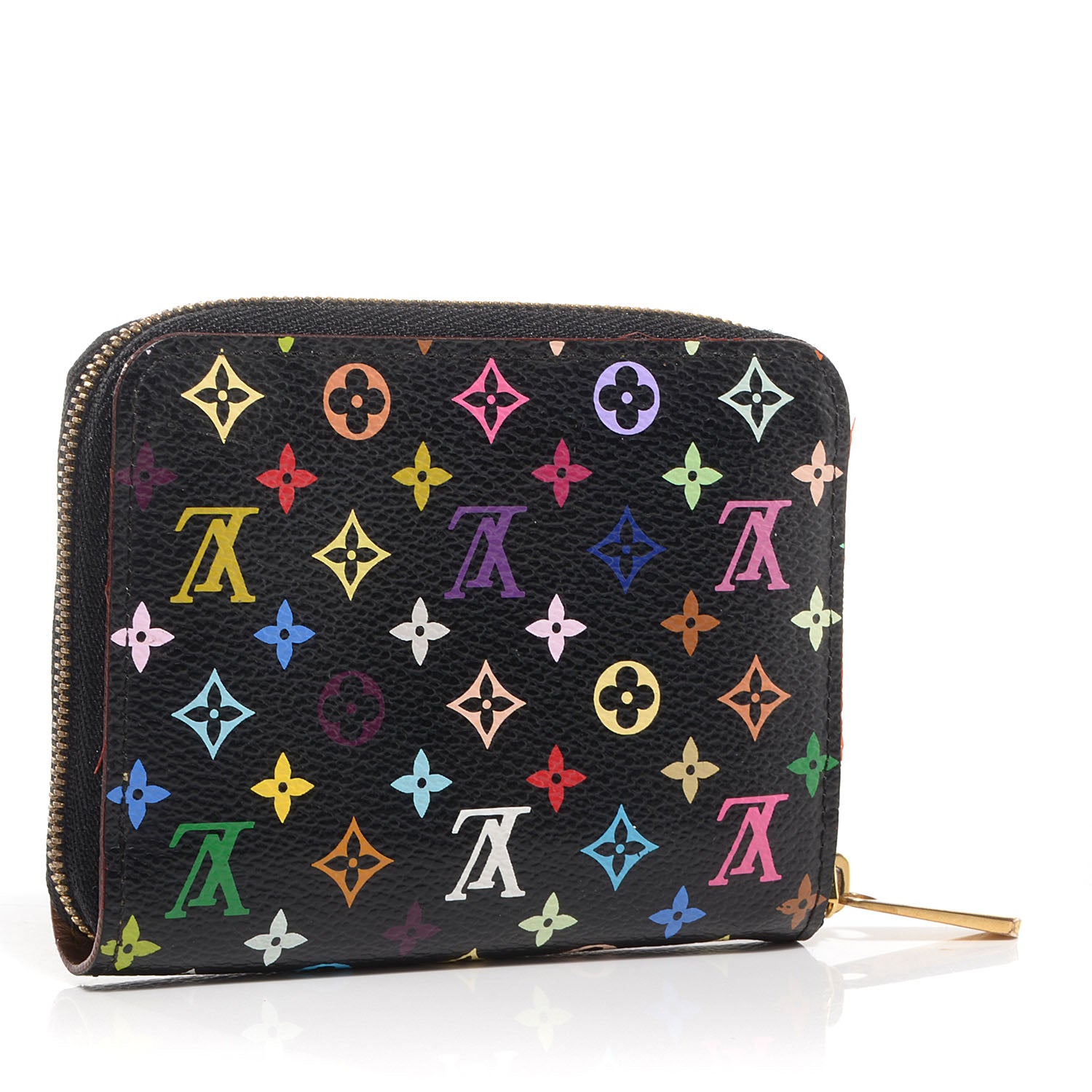 Louis Vuitton Monogram Multicolor Zippy Coin Purse Black 3 of 6