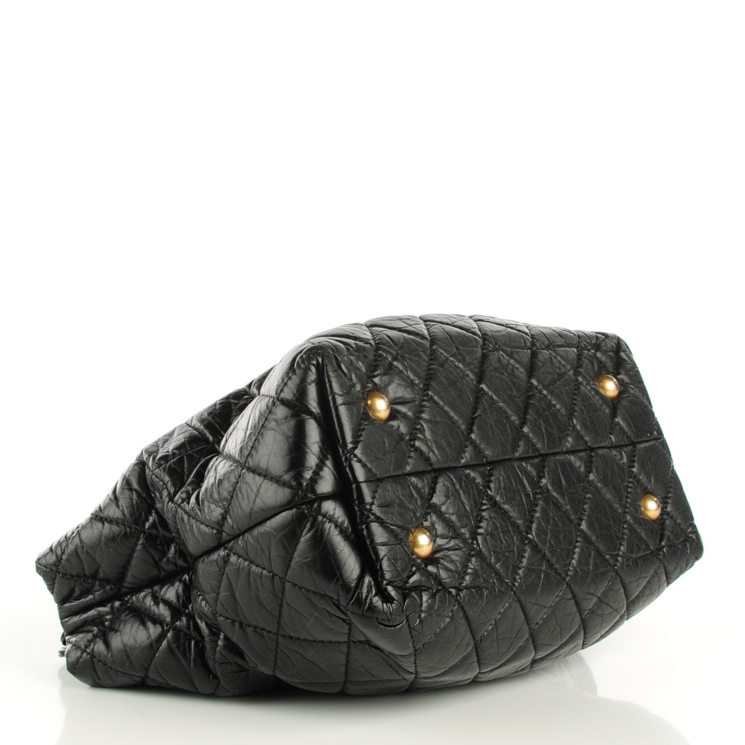 Chanel Aged Calfskin Quilted Reissue 2.55 Tote Black 4 of 8