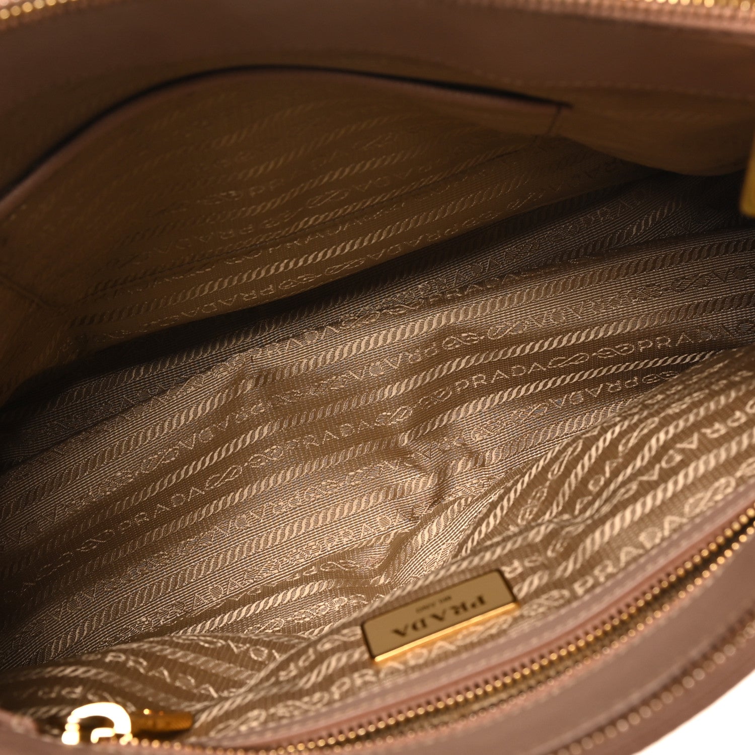 Prada Saffiano Small Galleria Double Zip Tote Cammeo 5 of 9