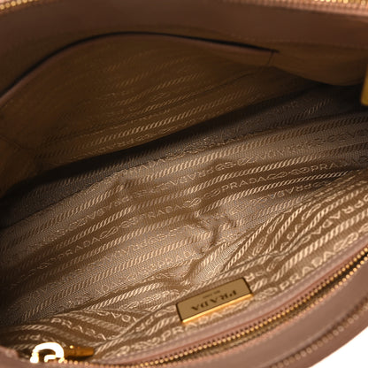 Prada Saffiano Small Galleria Double Zip Tote Cammeo 5 of 9