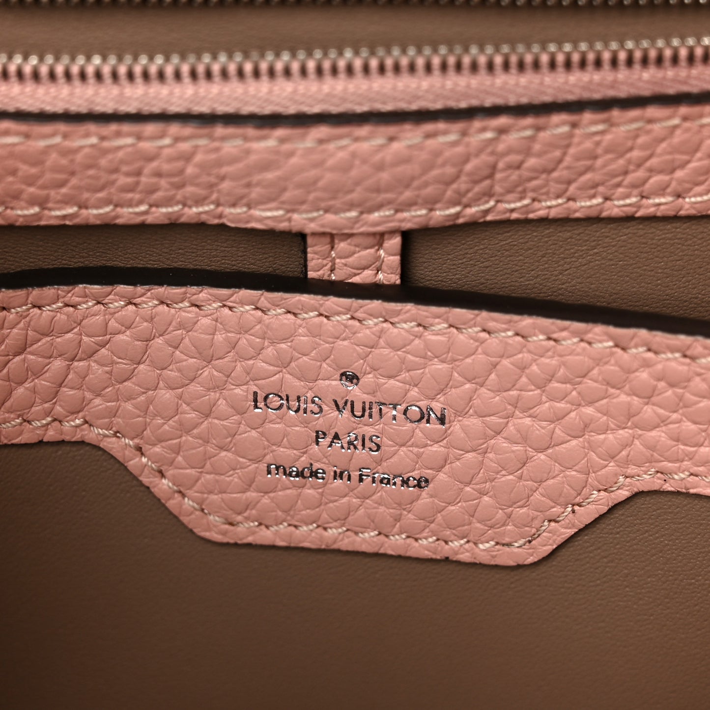 Taurillon Snakeskin Capucines PM Magnolia