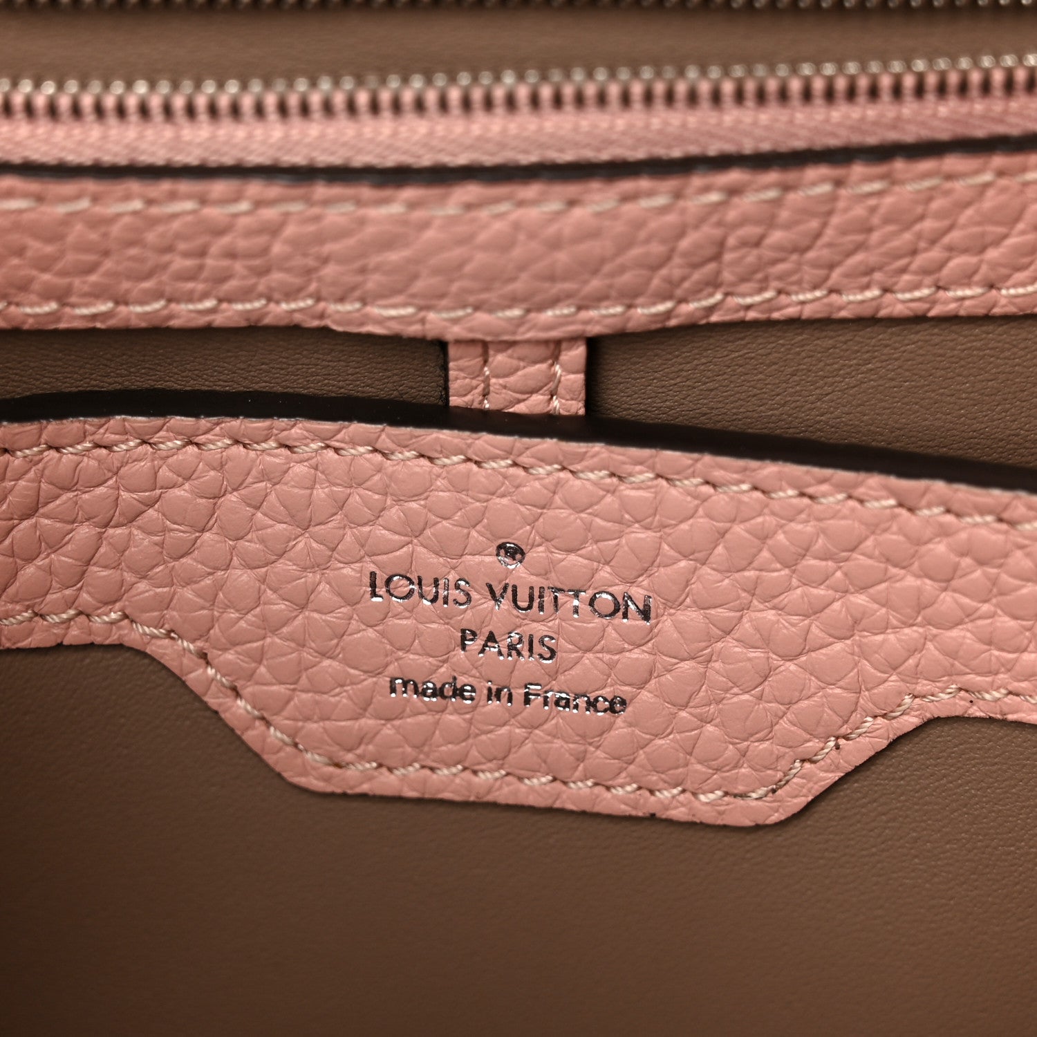 Louis Vuitton Taurillon Snakeskin Capucines PM Magnolia 6 of 9