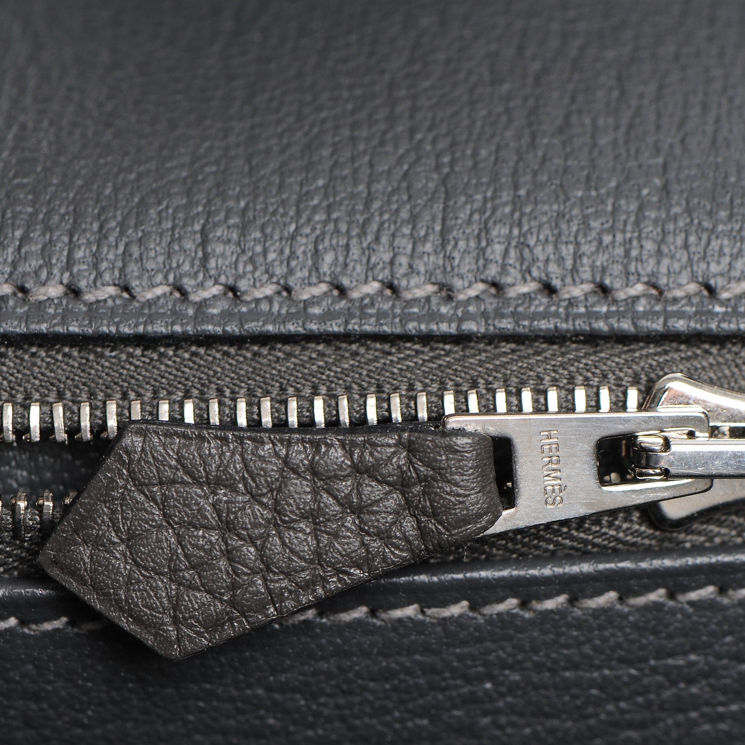 Hermes Taurillon Clemence Birkin 35 Graphite 18 of 24