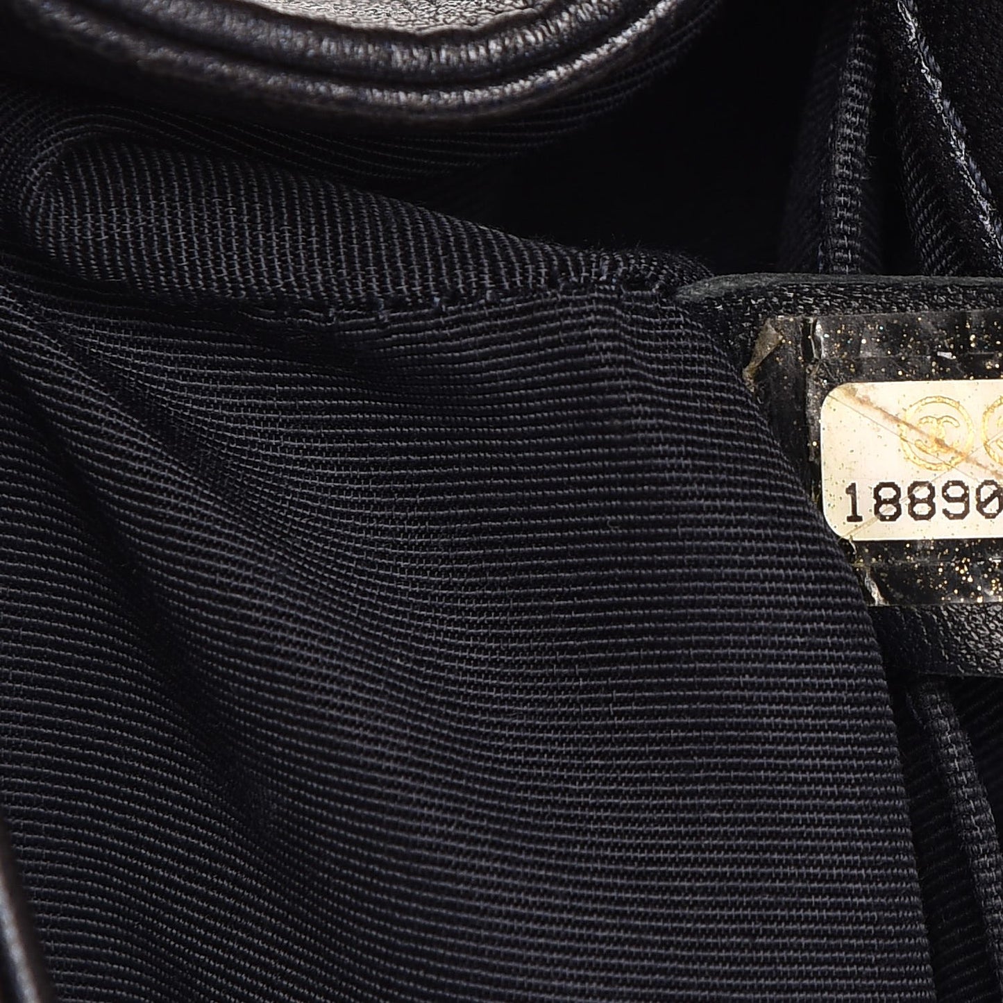 Lambskin Embossed Medium Boy Cube Flap Navy