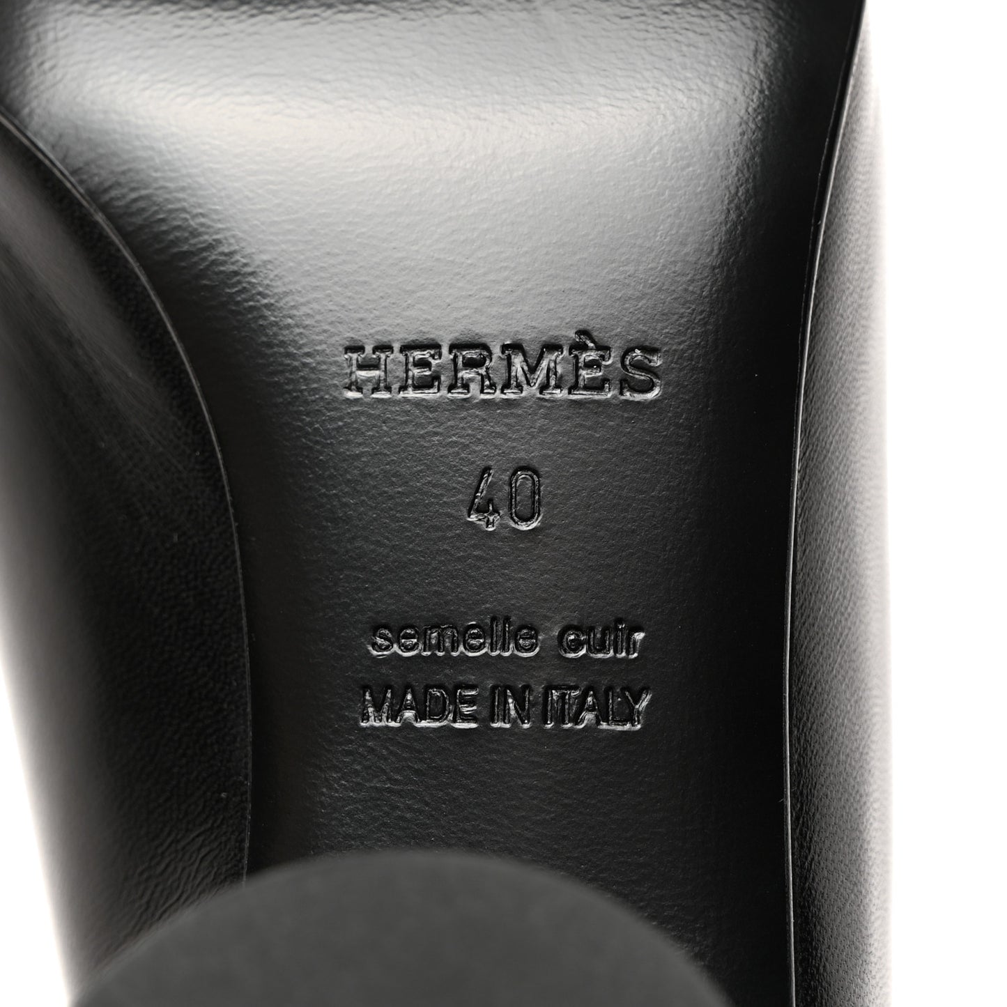 Nappa Detail Mules 40 Black
