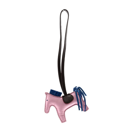 Hermes Milo Lambskin Grigri Rodeo Horse Bag Charm PM Mauve Sylvestre Bleu France Rouge Sellier 1 of 3