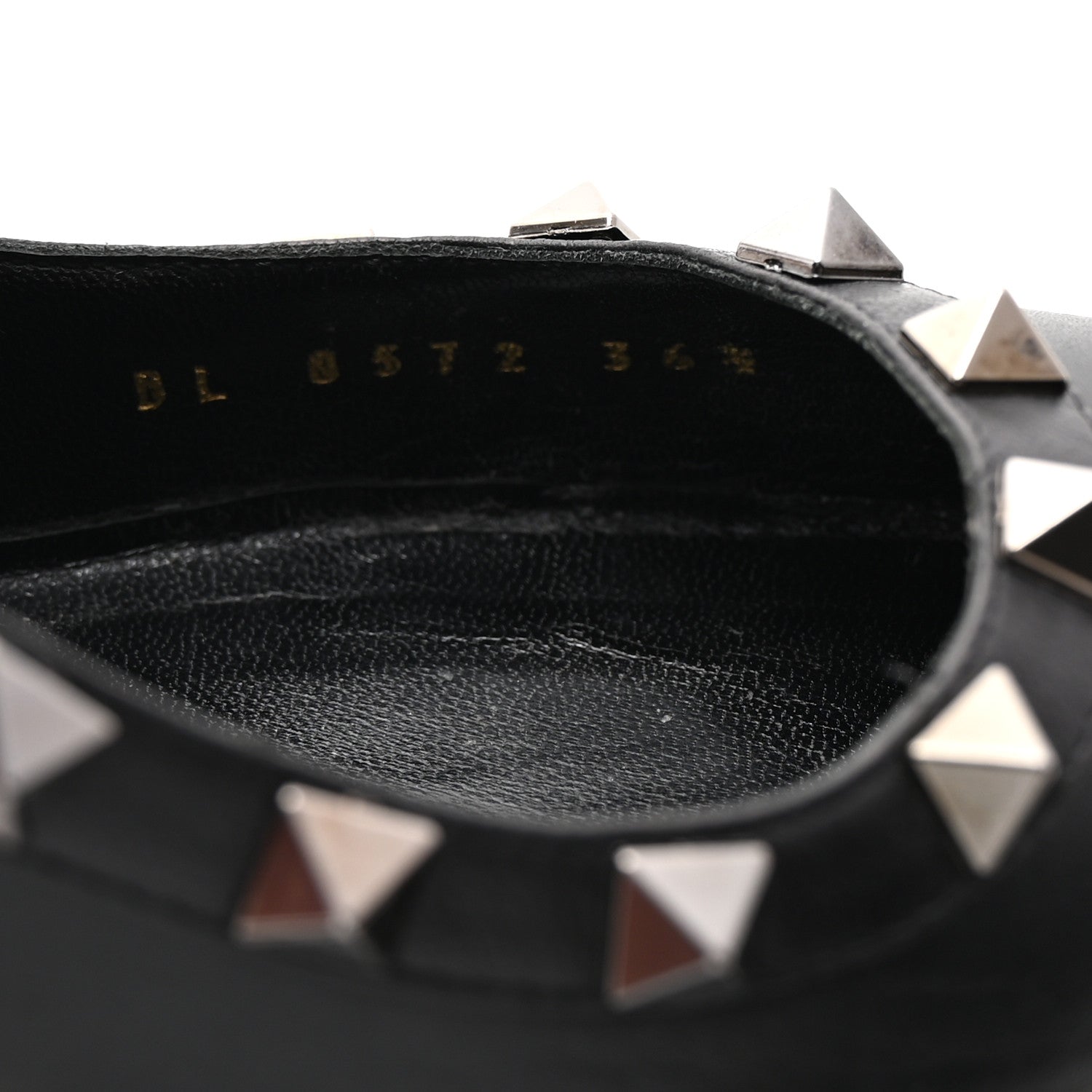 Valentino Garavani Nappa Rockstud 100mm Pumps 36.5 Black 9 of 10