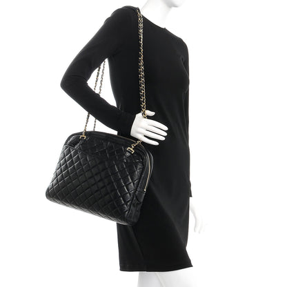Chanel Lambskin Quilted Shoulder Bag Black 2 of 13