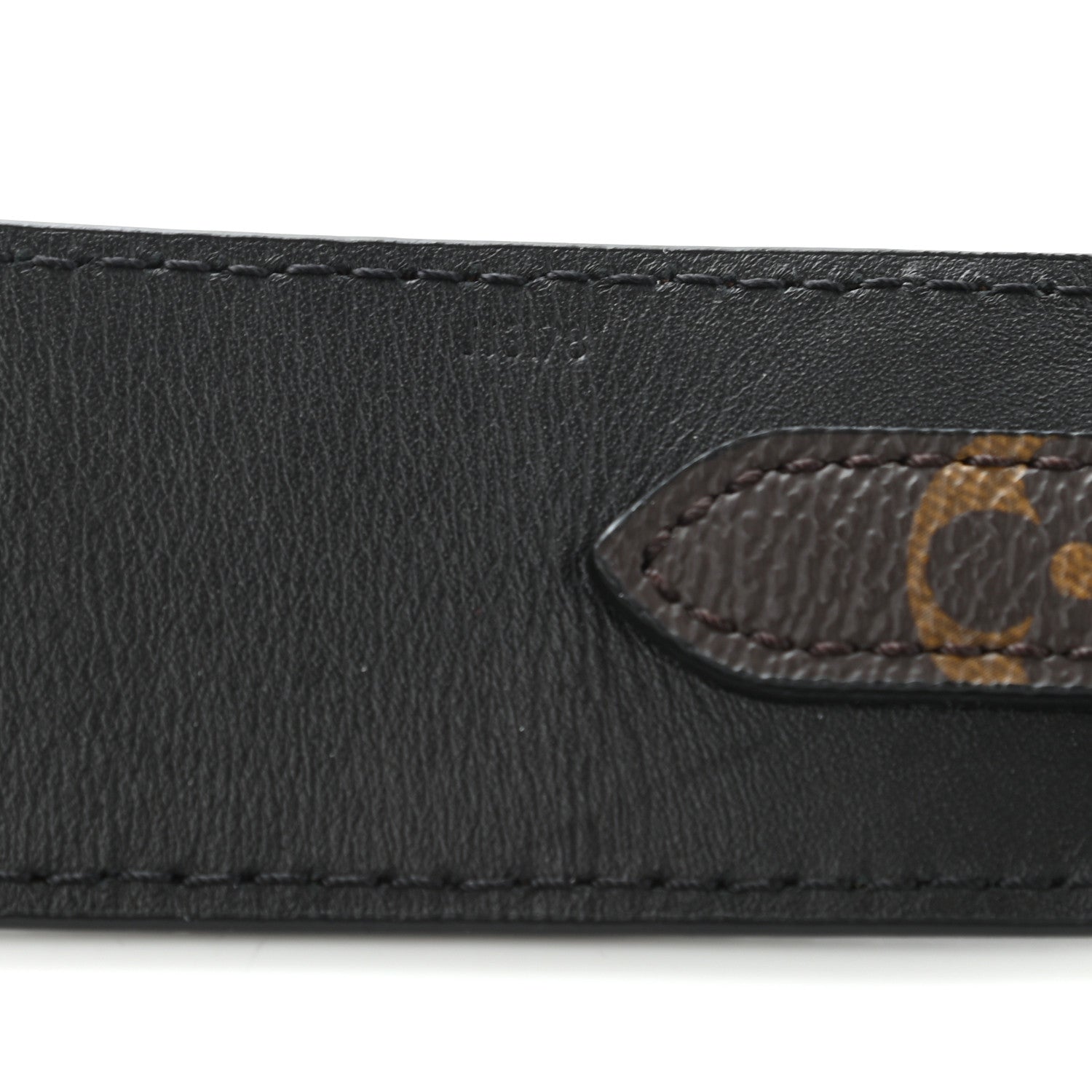 Louis Vuitton Monogram Bandouliere Shoulder Strap Black 4 of 5