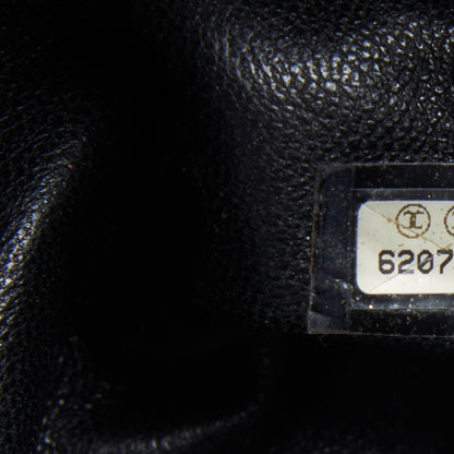 Chanel Calfskin Patent Quilted Large Bowler Black 9 of 9