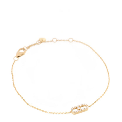 Messika 18K Yellow Gold Diamond Messika Care(s) Pave Bracelet 1 of 5
