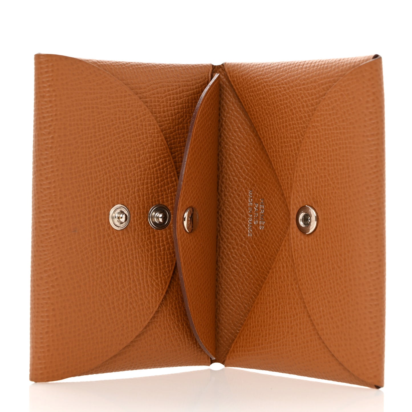 Epsom Calvi Duo Card Case Gold