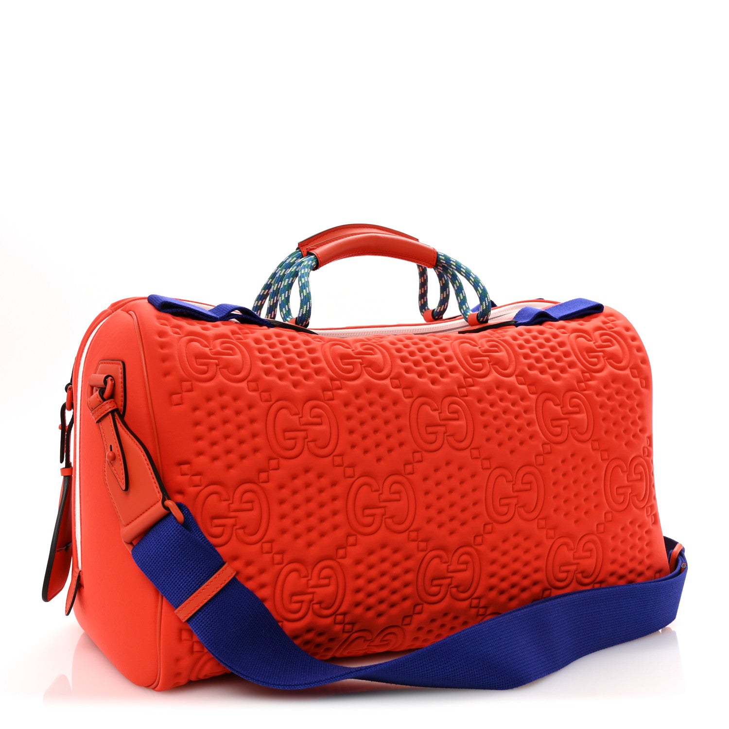 Gucci Monogram Jumbo Fabric Malaga GG Embossed Diver Duffle Bag