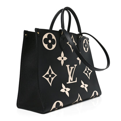 Louis Vuitton Empreinte Monogram Giant Onthego GM Black Beige 4 of 16