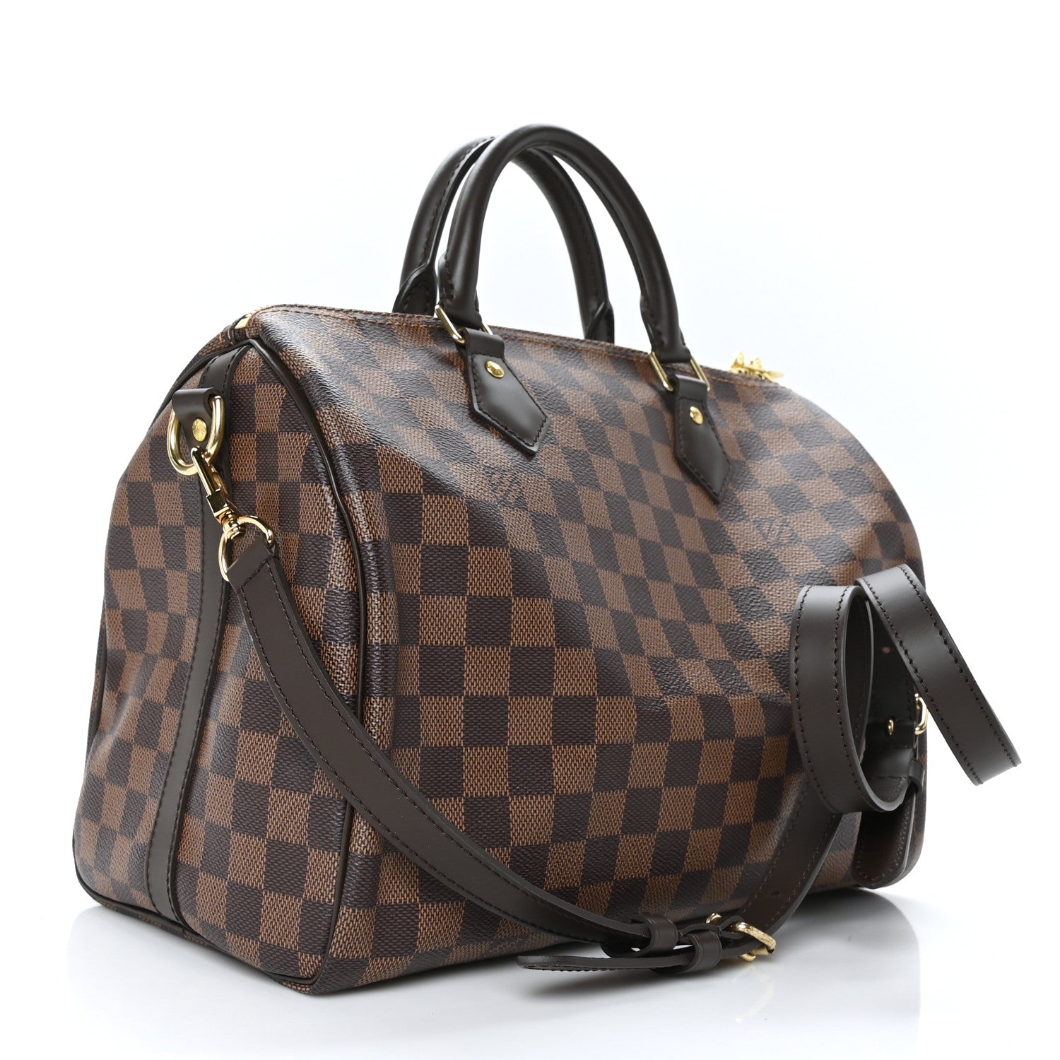 Louis Vuitton Damier Ebene Speedy Bandouliere 30 3 of 10