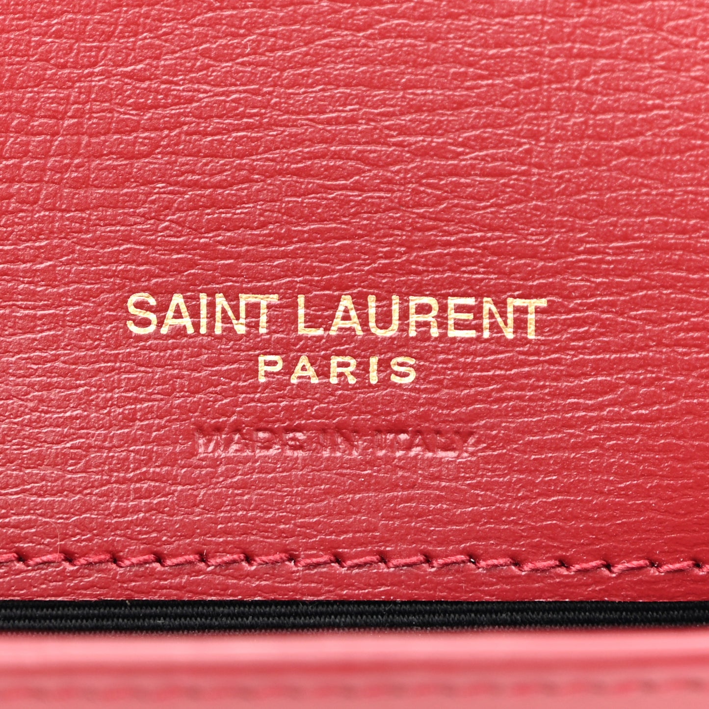 Smooth Calfskin Monogram Phone Holder Crossbody Opyum Red