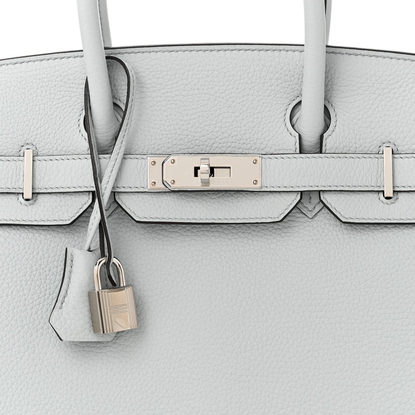 Taurillon Clemence Birkin 30 Bleu Pale