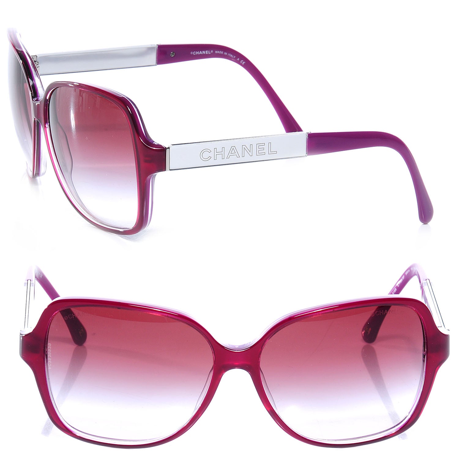 Chanel Oversized Square Miroir Collection Sunglasses 5168 Pink 1 of 6