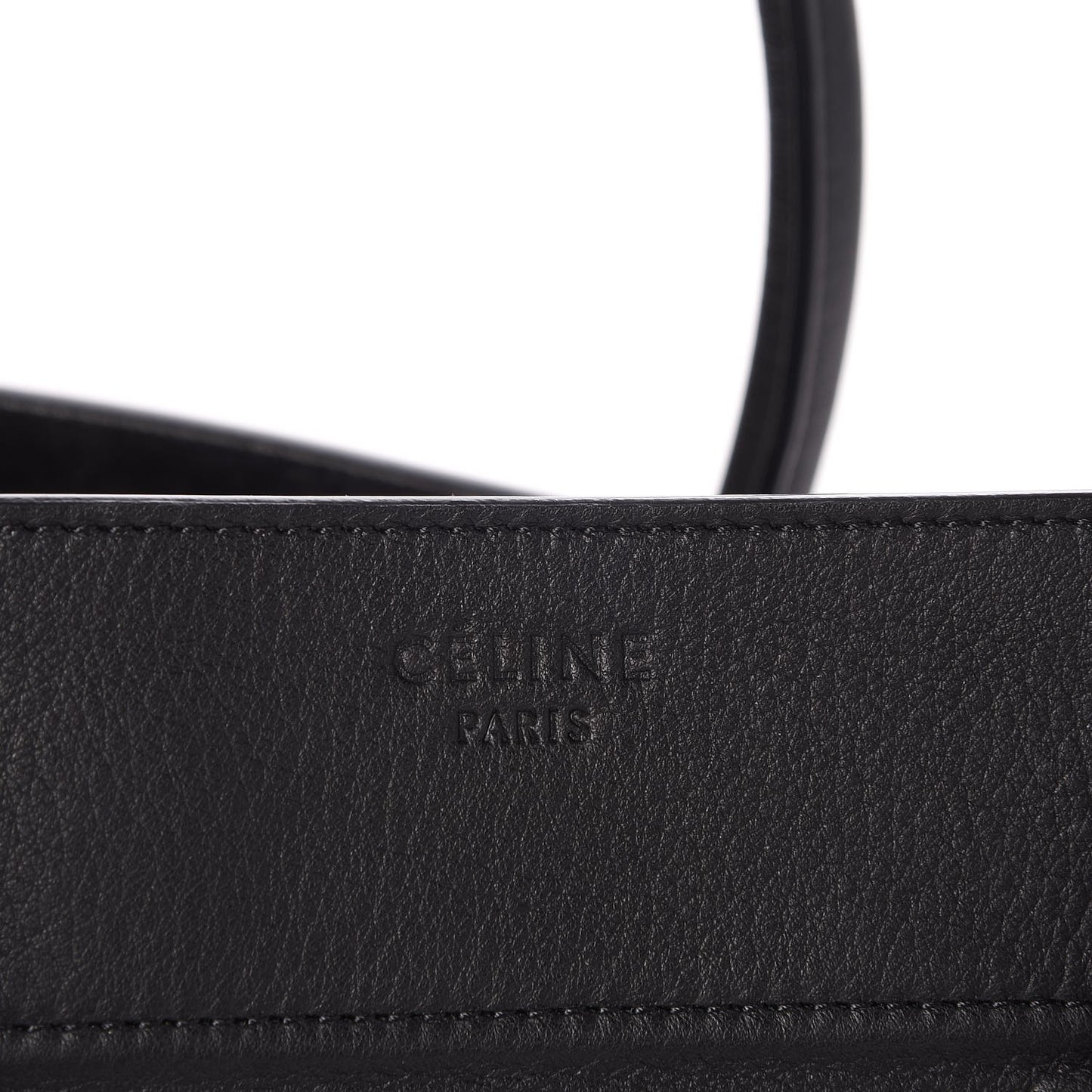 Supple Calfskin Medium Phantom Luggage Black