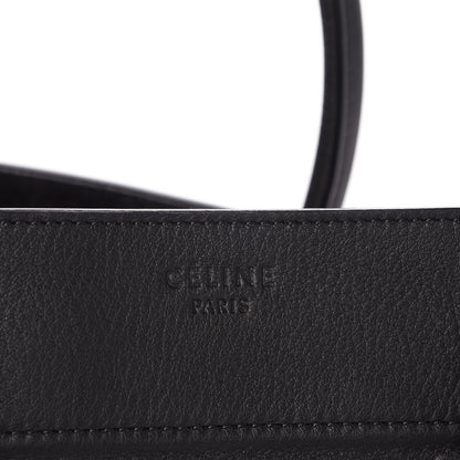 Celine Supple Calfskin Medium Phantom Luggage Black 8 of 8