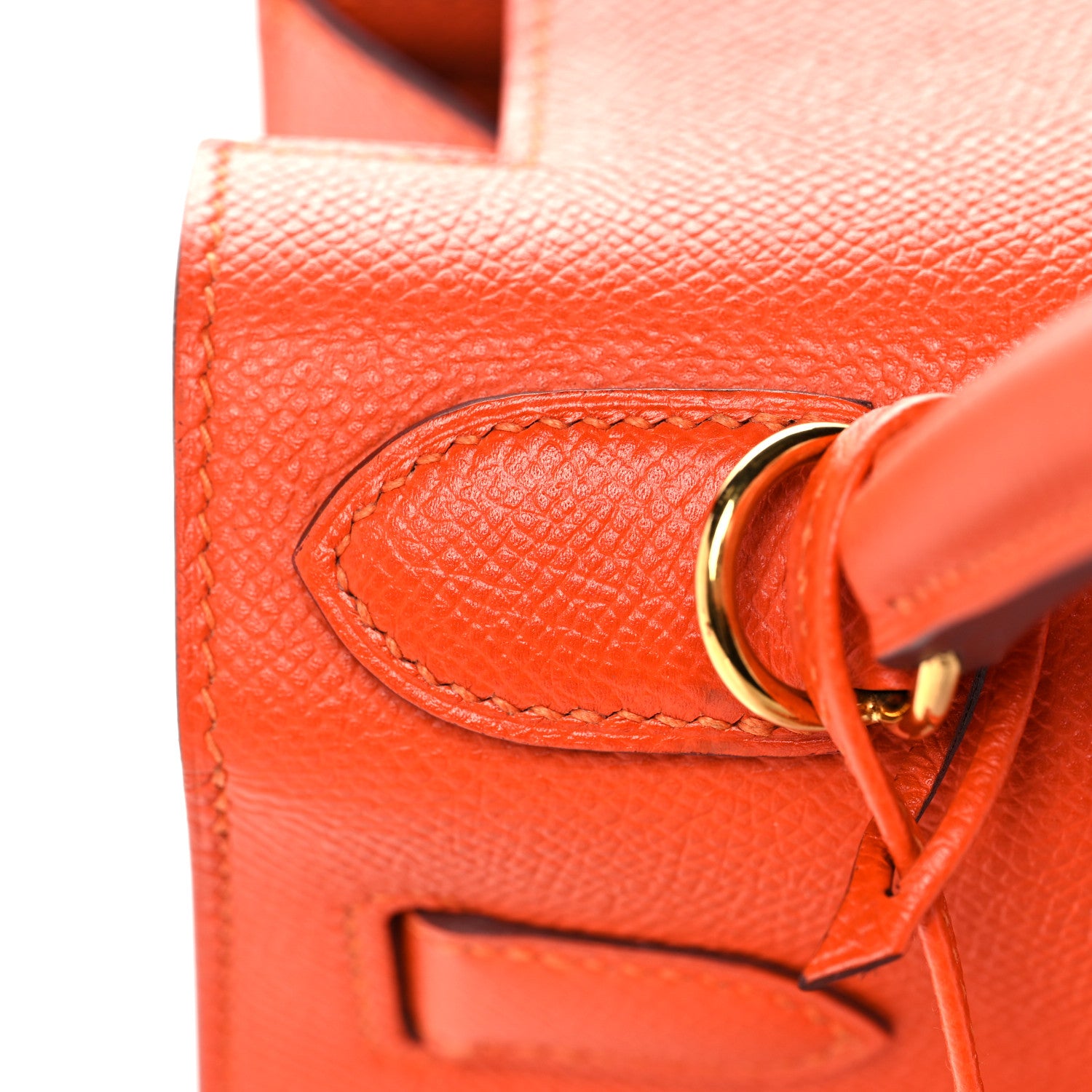 Hermes Epsom Kelly Sellier 28 Orange Poppy 11 of 42