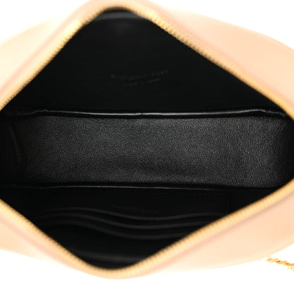 Saint Laurent Calfskin Matelasse Monogram Mini Lou Camera Bag Dark Beige 5 of 10