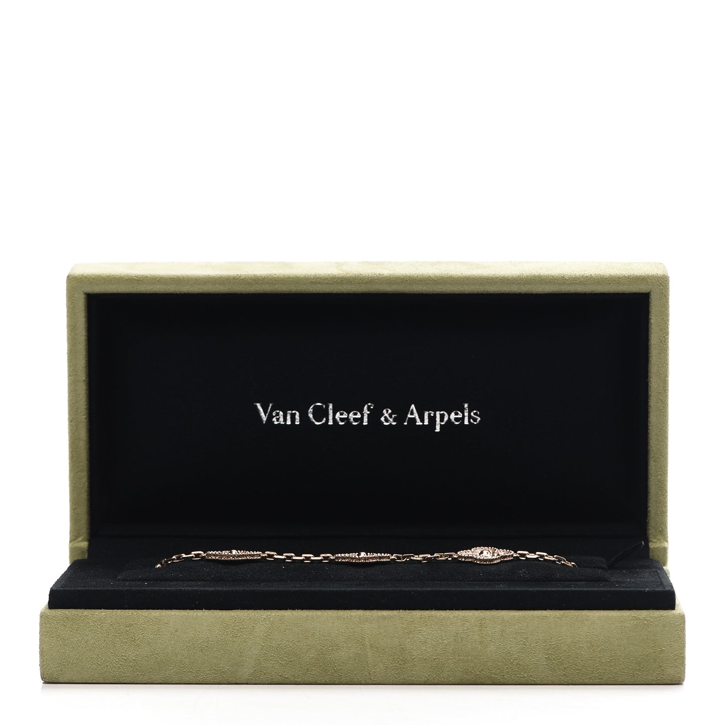 18K Rose Gold 5 Motifs Vintage Alhambra Bracelet