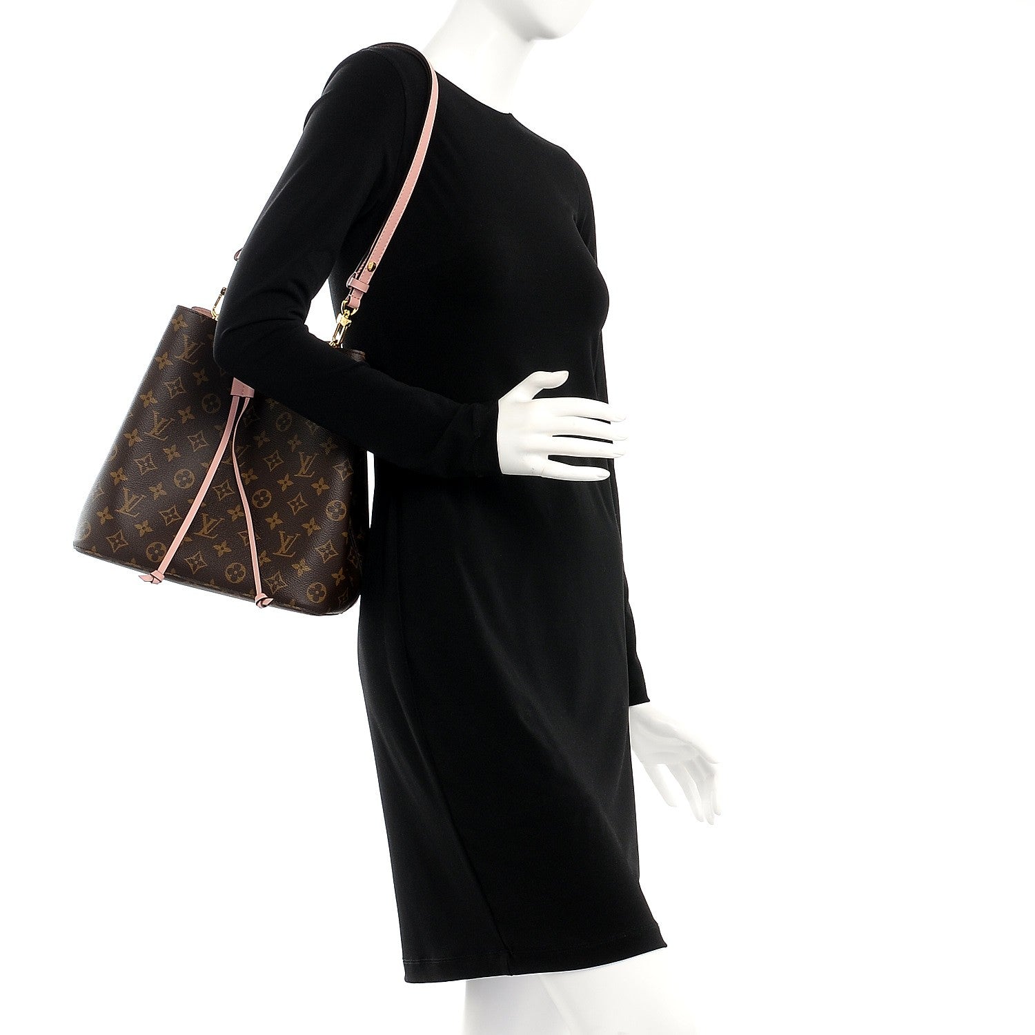 Louis Vuitton Monogram Neonoe MM Rose Poudre 2 of 10