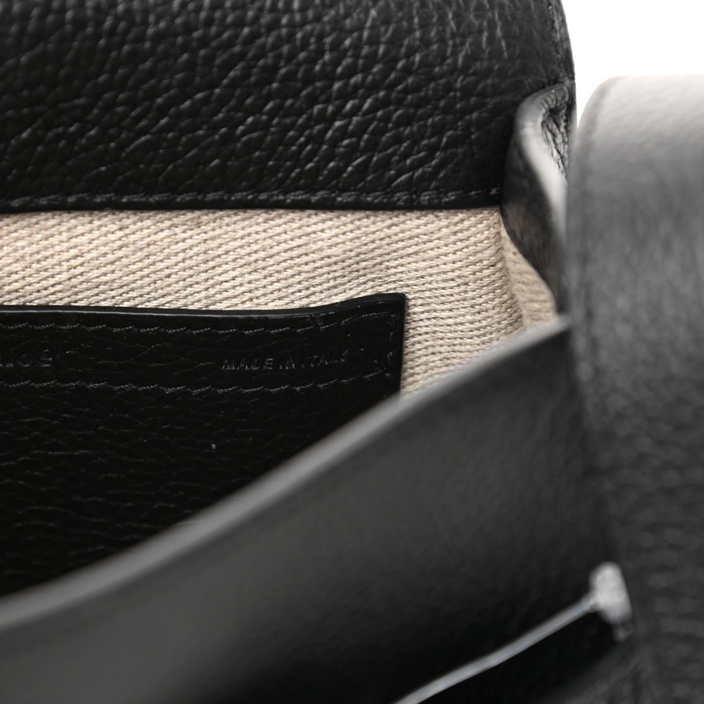 Calfskin Mini Marcie Round Crossbody Bag Black