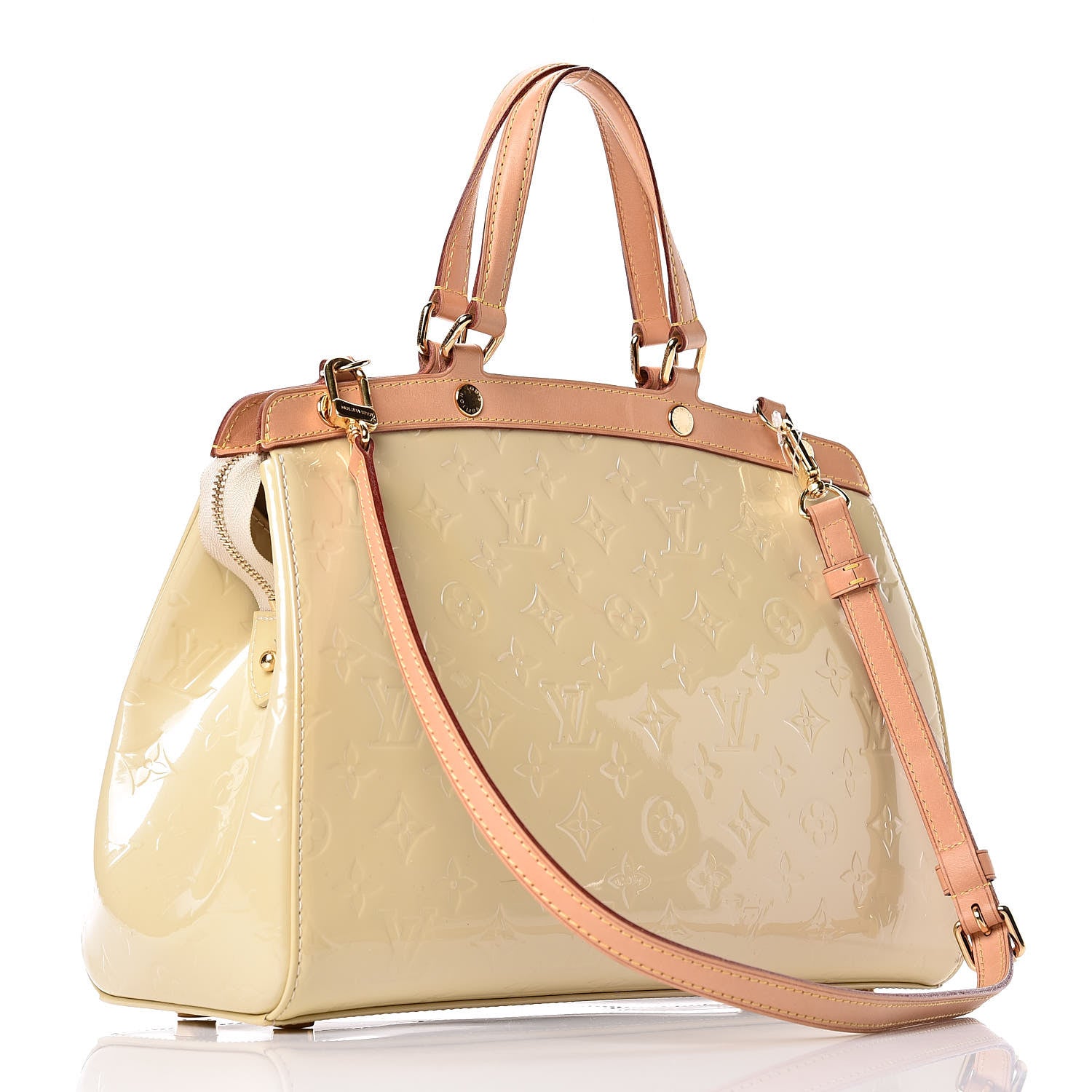 Louis Vuitton Vernis Brea MM Blanc Corail 4 of 10