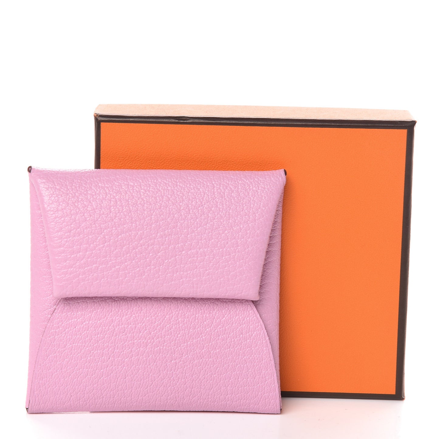 Chevre Mysore Bastia Coin Purse Mauve Sylvestre