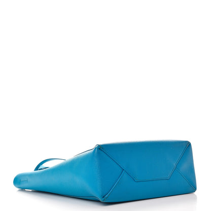 Celine Grained Calfskin Small Vertical Cabas Turquoise 5 of 13