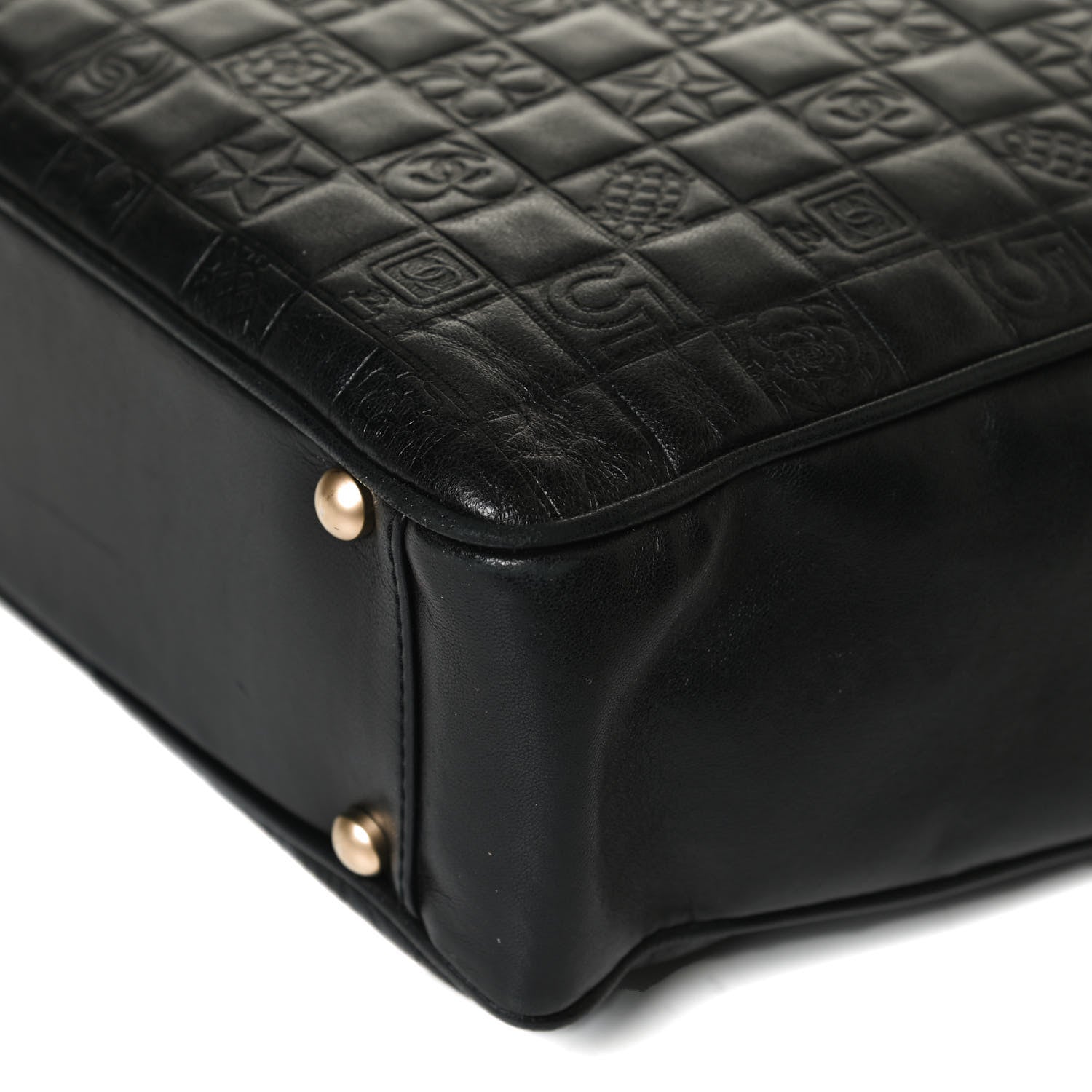 Chanel Lambskin Precious Symbols Shopping Tote Black 11 of 15