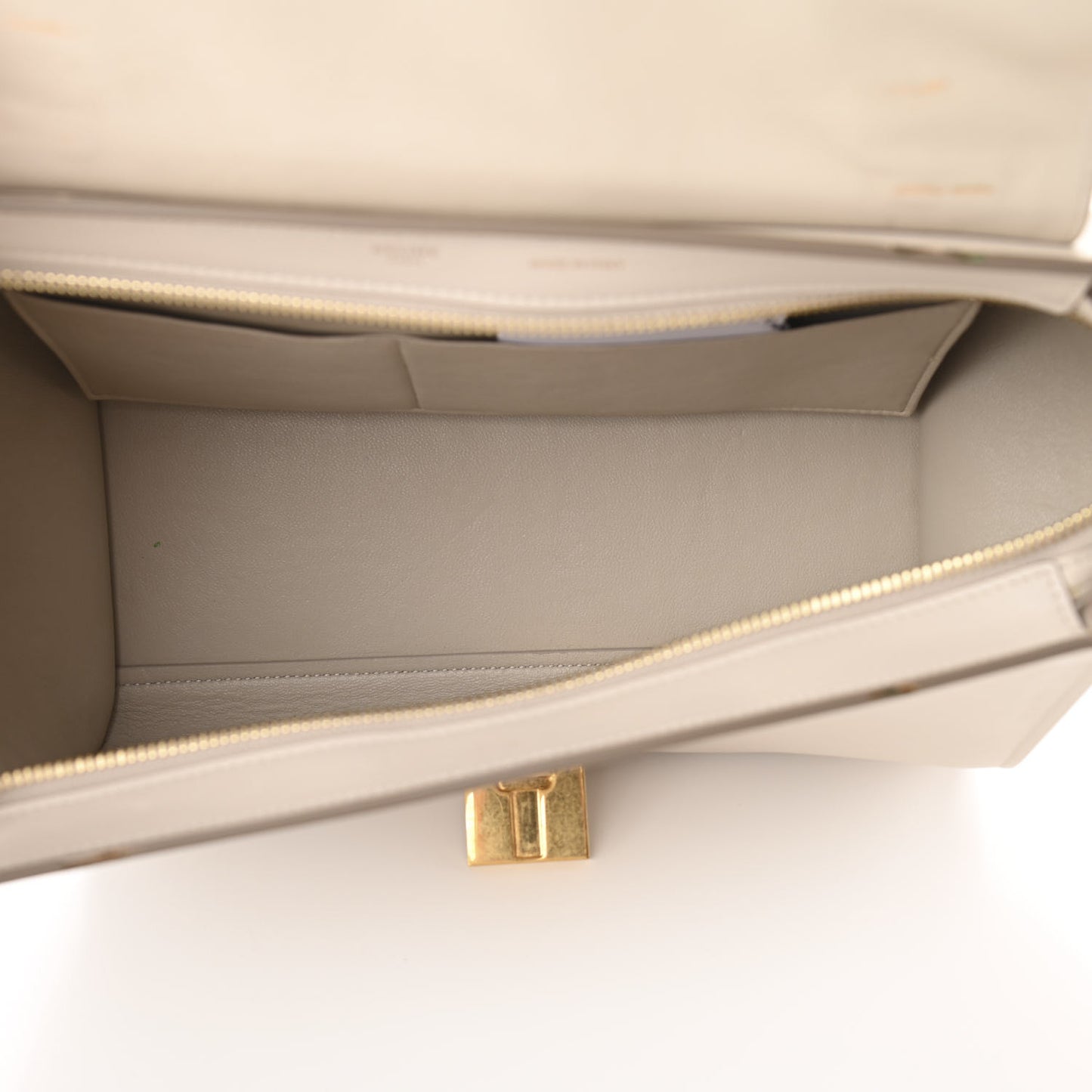 Textured Calfskin Suede Small Tri-Color Trapeze Black