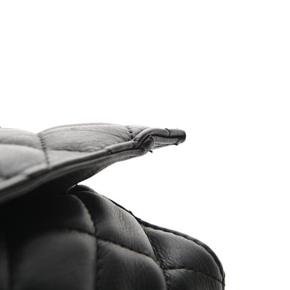 Chanel Calfskin Quilted Large Chic and Soft Shopping Tote Black 9 of 9