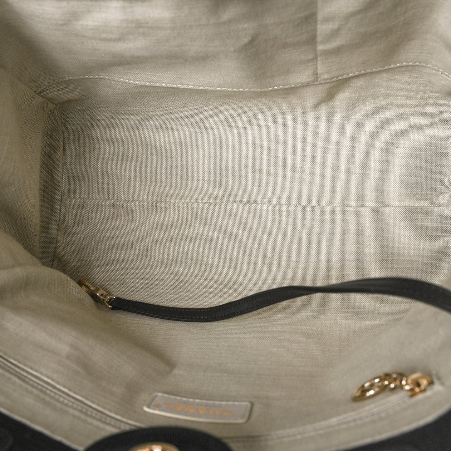 Mixed Fibers Small Deauville Tote Black