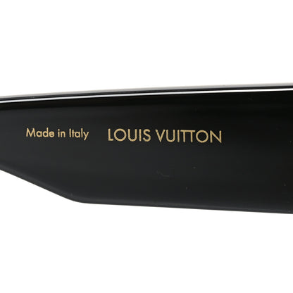 Louis Vuitton Acetate Swarovski Crystal Cyclone Sunglasses Z1578W Black 5 of 6