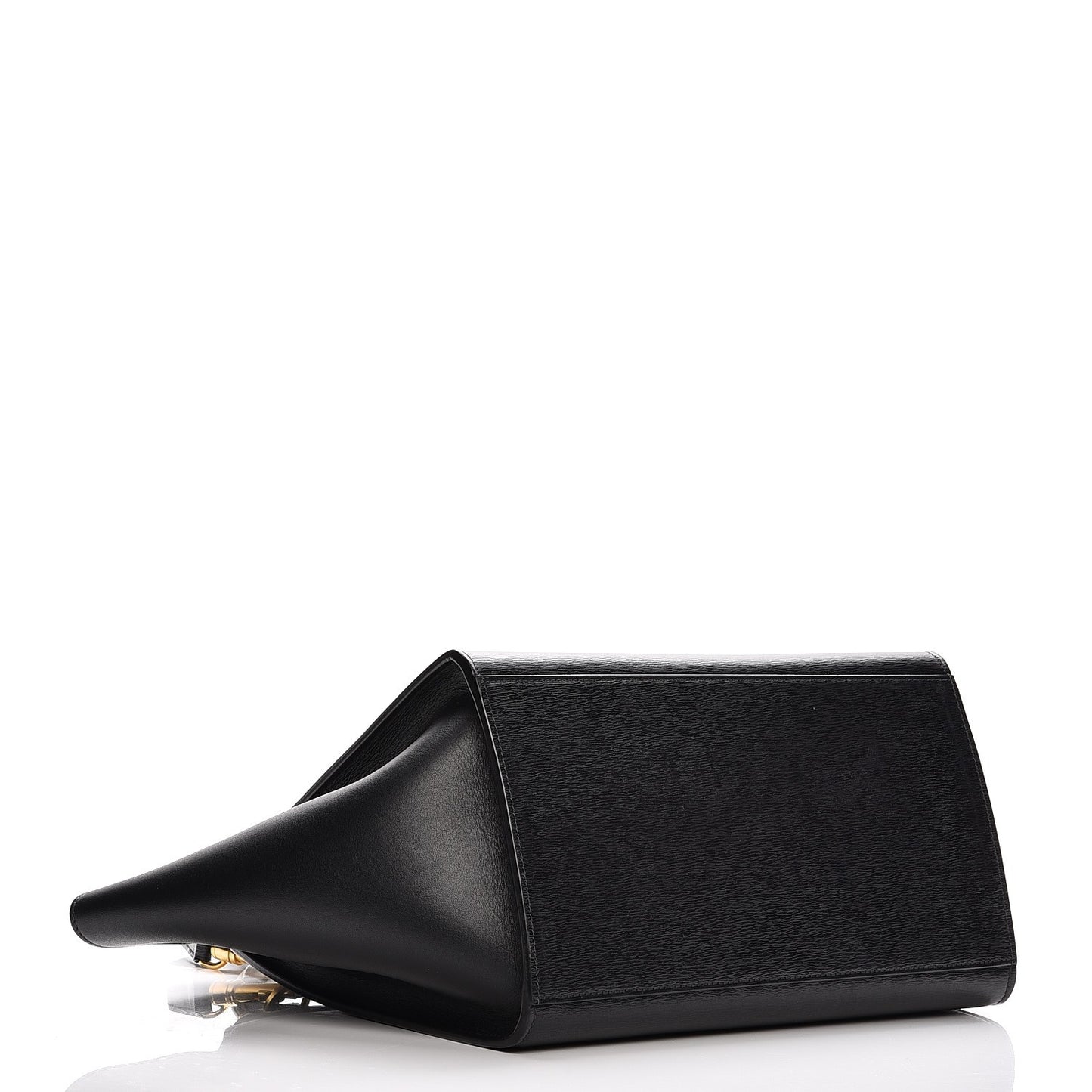Liege Calfskin Small Trapeze Black