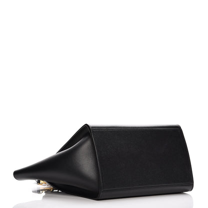 Celine Liege Calfskin Small Trapeze Black 5 of 7