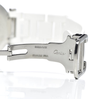 Cartier Stainless Steel Rubber 33mm Pasha C Seatimer Quartz Watch White 6 of 6